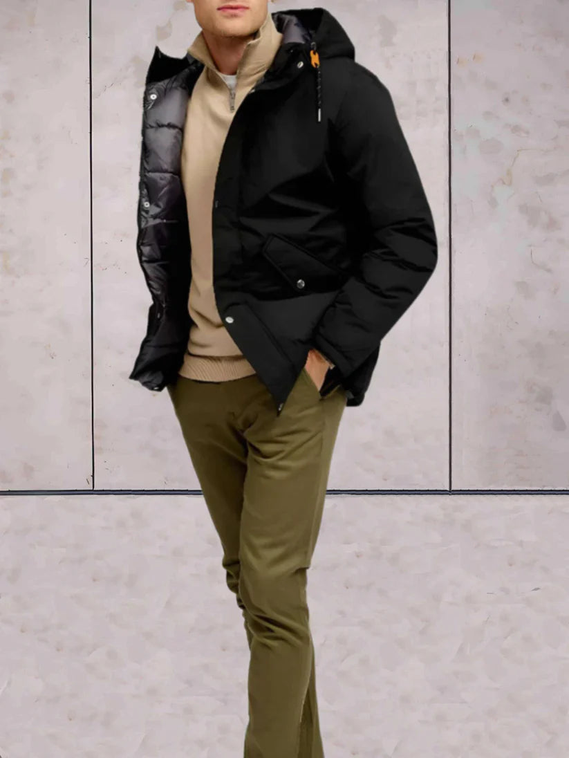 Eldric Jas – Heren Tussenjas met Tijdloze Stijl en Comfort