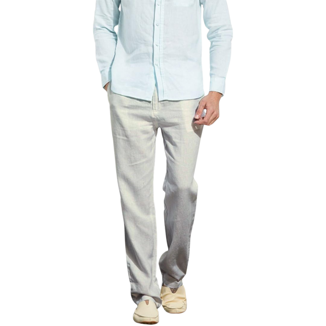 Nolan – Linnen Broek Voor Heren Met Verfijnde Casual Stijl Voor De Zomer