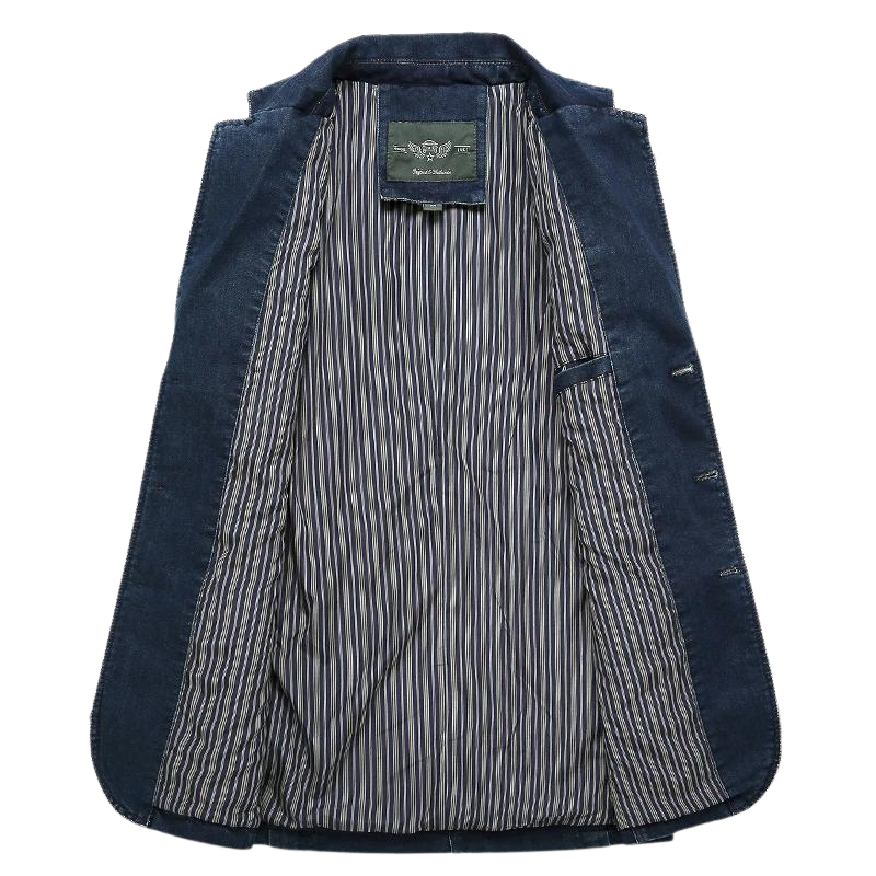 John denim lente blazer – casual klasse voor het nieuwe seizoen