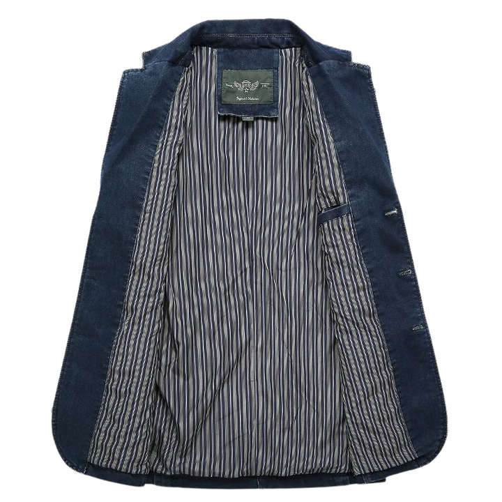 John denim lente blazer – casual klasse voor het nieuwe seizoen