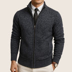 Julien | Cardigan Zippé en Laine Mérinos
