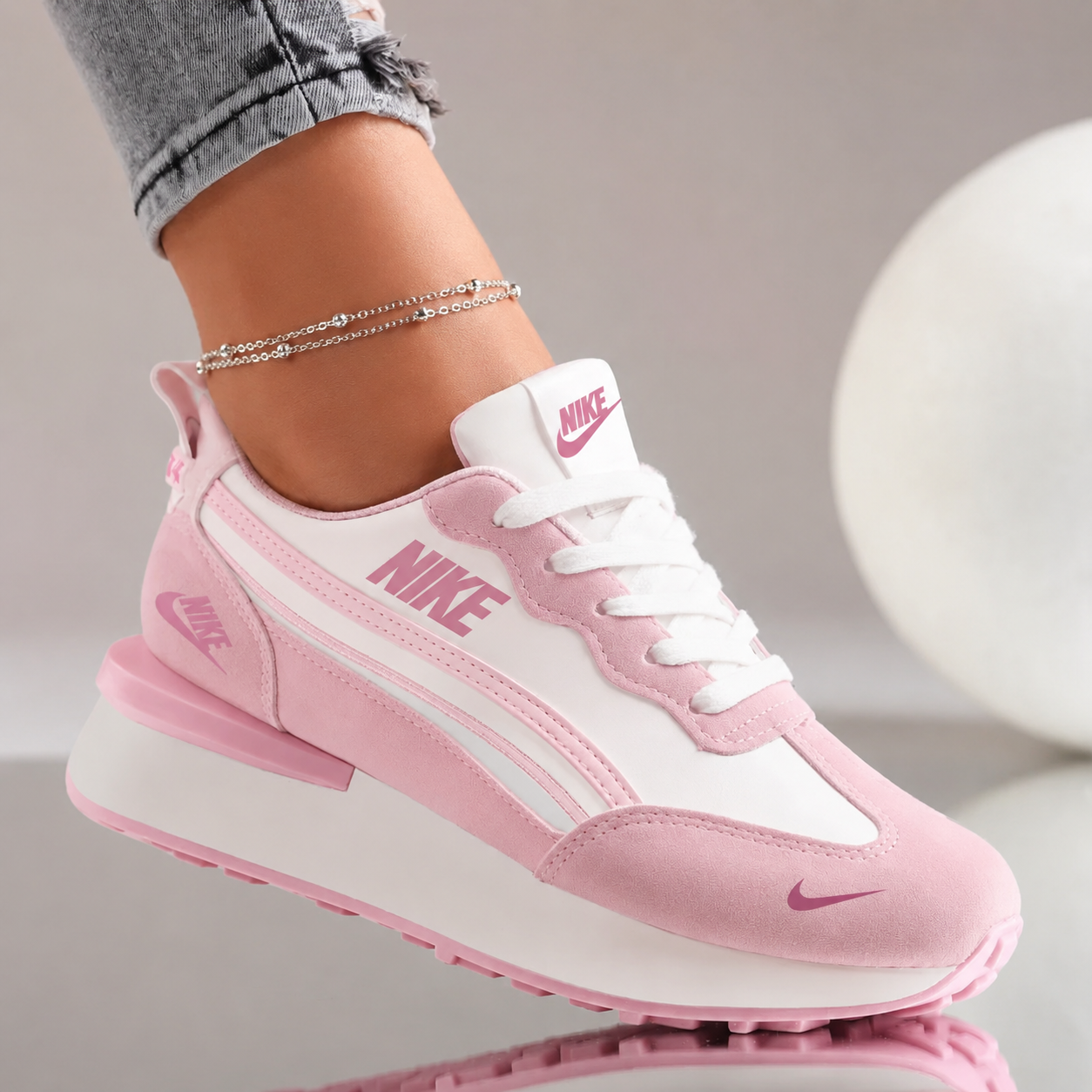 Sophia - Baskets classiques à lacets avec bout rond | 1 acheté + 1 offert