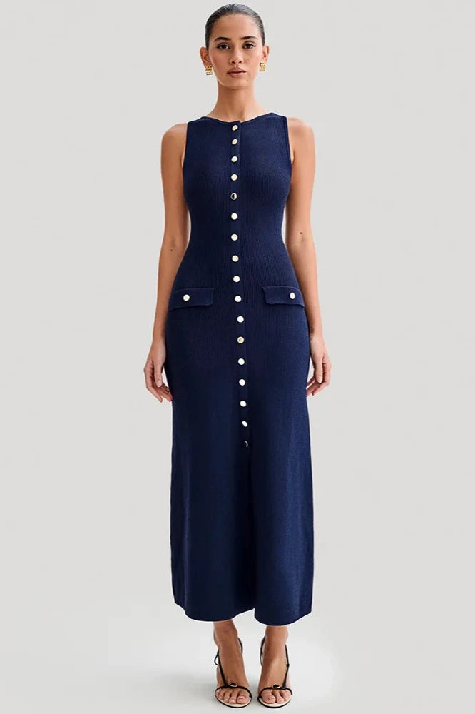 Olivetta Maxi Jurk – Elegante Lange Damesjurk met Tijdloze Uitstraling