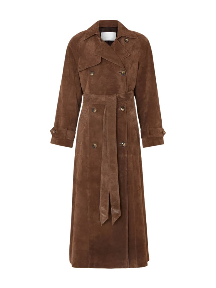 Maribel Trenchcoat – Stijlvolle Lange Damesjas voor Koele Dagen