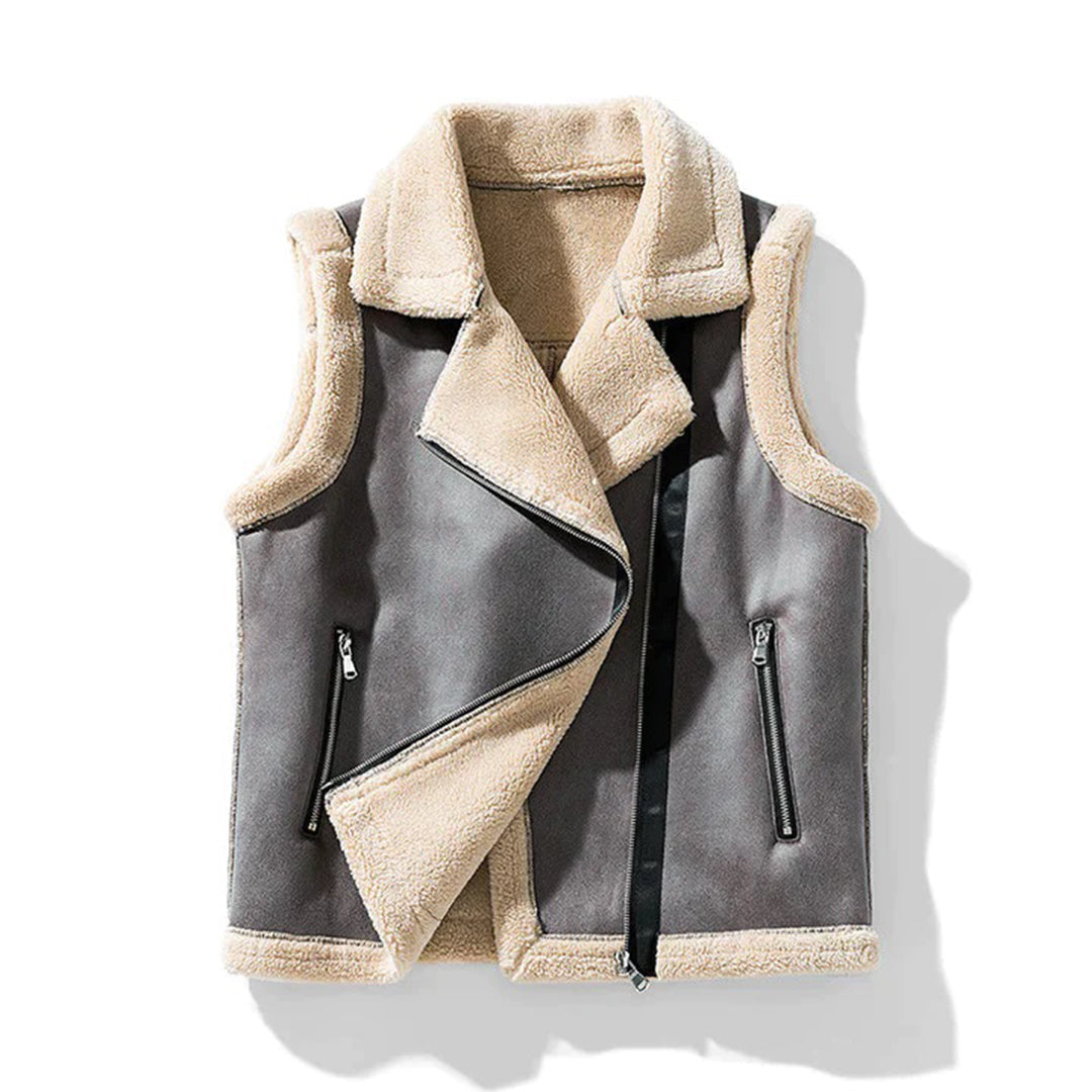 Mirelle Bodywarmer – Luxe Dames Bodywarmer met Zachte Bontvoering