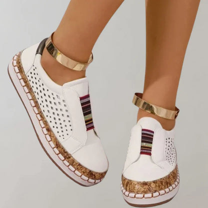 Lareva Dames Sneakers – Stijlvolle Instappers met Comfortabele Pasvorm en Zomerse Look
