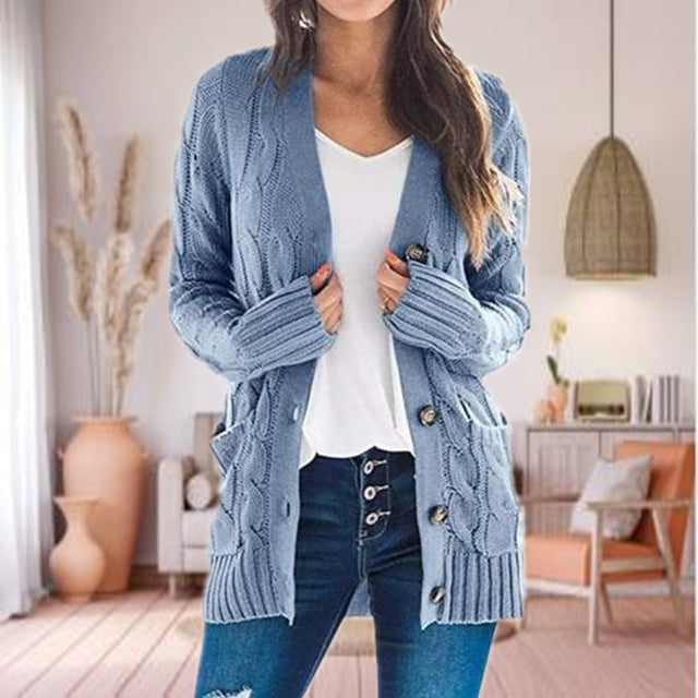 Selene Cardigan – Stijlvolle Warme Damescardigan voor Elke Gelegenheid