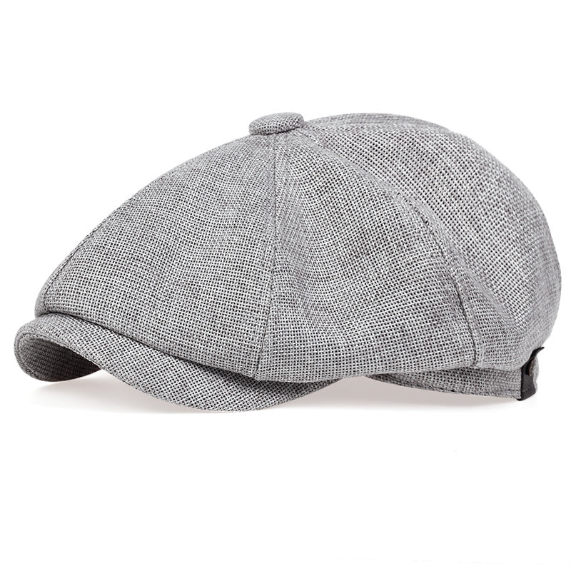 Henrik Flat Cap – Klassieke Herenpet met Tijdloze Elegantie