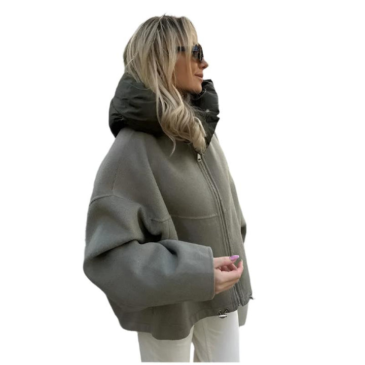 Tilda Winterjas – Warme Damesjas met Hoge Kraag en Relaxte Pasvorm