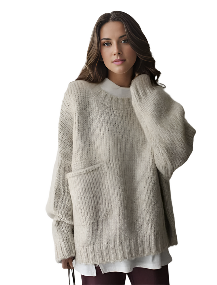 Elara Oversized Trui – Warme Gebreide Damestrui met Zachte Pasvorm en Tijdloze Stijl