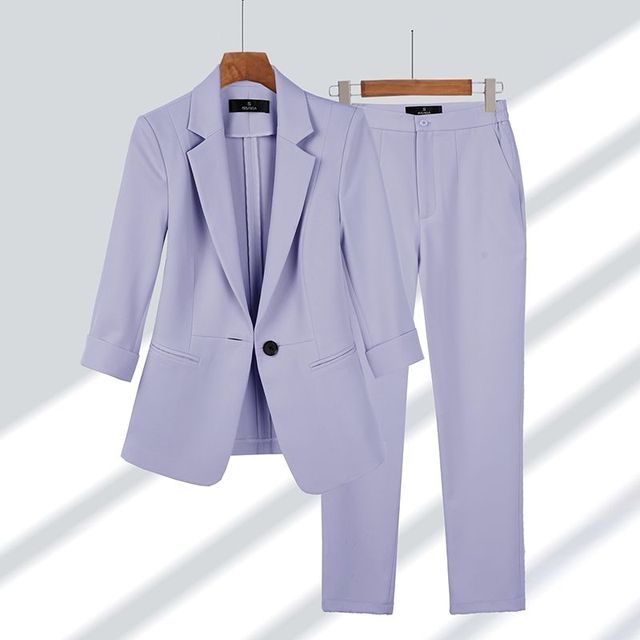 Orabelle Blazer- en Broekenset – Stijlvolle Dames Suitset met Comfortabele Pasvorm en Tijdloos Design