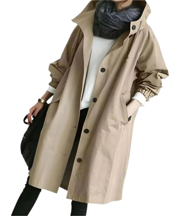 Vera Trenchcoat – Klassieke Dames Jas Elvina met Waterdichte Bescherming
