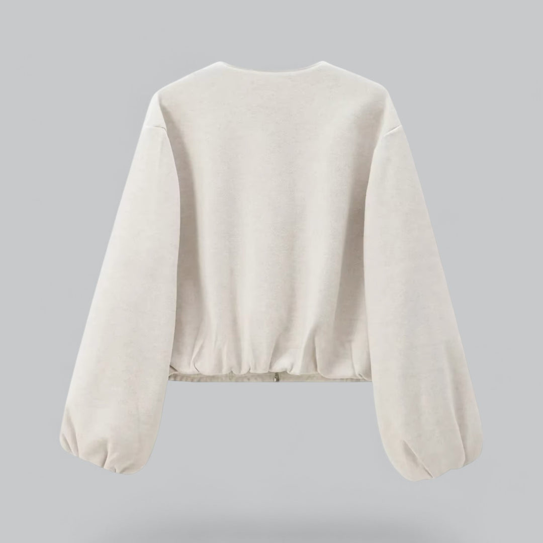 Regina Jas – Cropped Elegantie voor de Winter