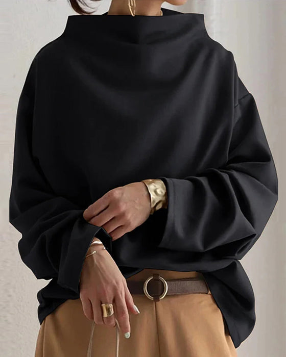 Alira Damesblouse – Tijdloze Blouse met Lange Mouwen en Verfijnde Kraag