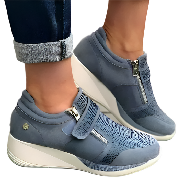 Elandra Comfortschoenen – Modieuze Dames Sneakers met Ademend Ontwerp en Stevige Pasvorm