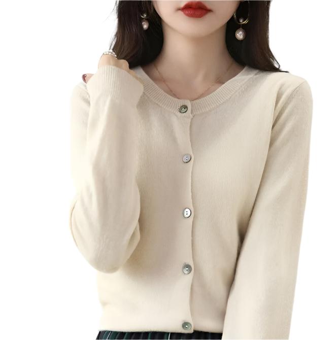 Selina Cardigan – Dun Gebreid Damesvest met Tijdloze Elegant en Comfort