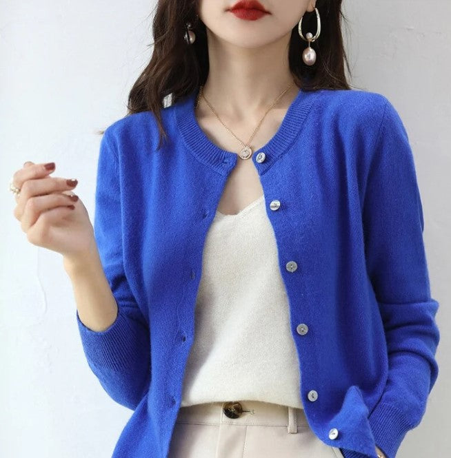 Selina Cardigan – Dun Gebreid Damesvest met Tijdloze Elegant en Comfort