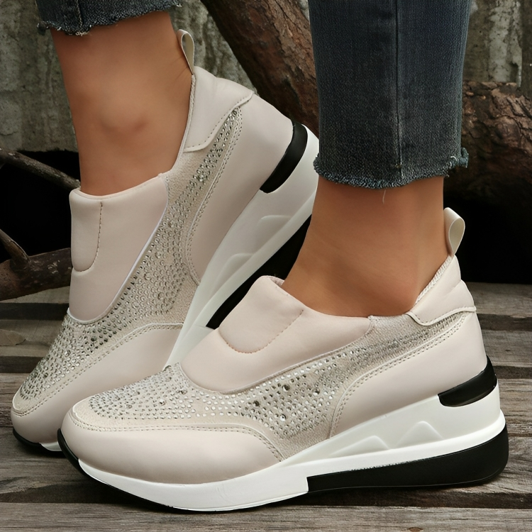 Olivine Comfortschoenen – Stijlvolle Dames Sneakers met Ondersteunende Pasvorm en Schokabsorberende Zool