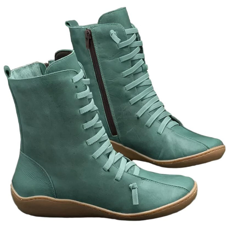 Shira Veterlaarzen – Elegante Dameslaarzen met Hoge Schacht en Rits