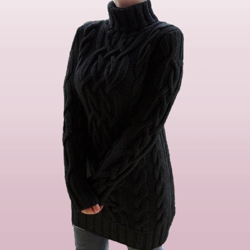 Marvella Gebreide Damesjurk – Elegante Winterjurk met Tijdloze Pasvorm