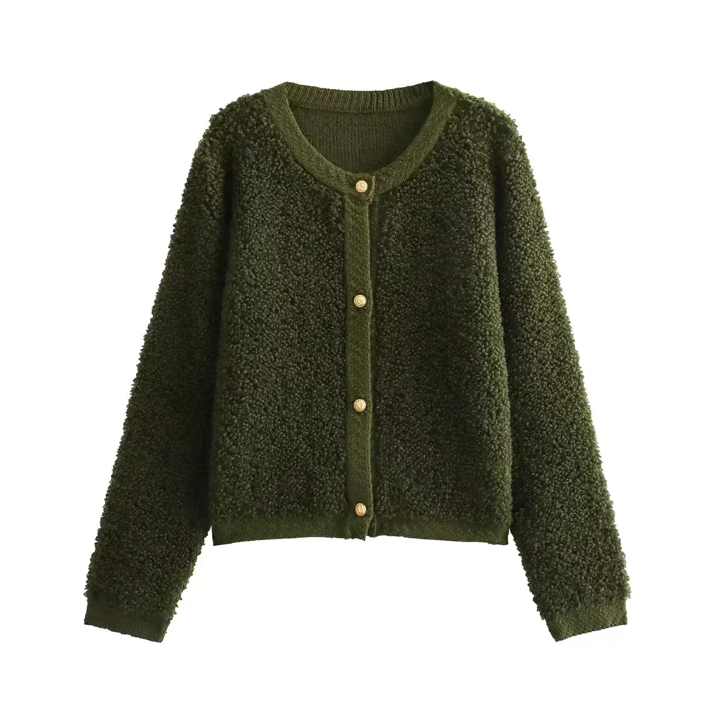 Meliora Teddy Cardigan – Warme Damesvest met Tijdloze Elegantie