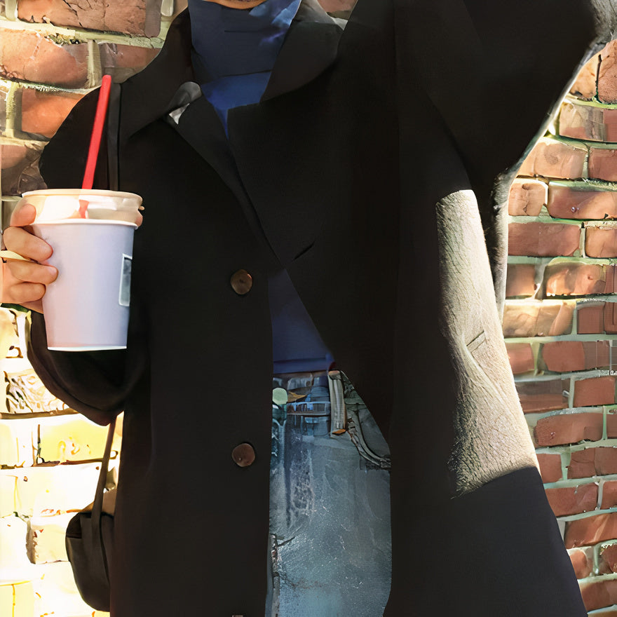 Alverra Damesjas – Tijdloze Trenchcoat met Luxe Uitstraling