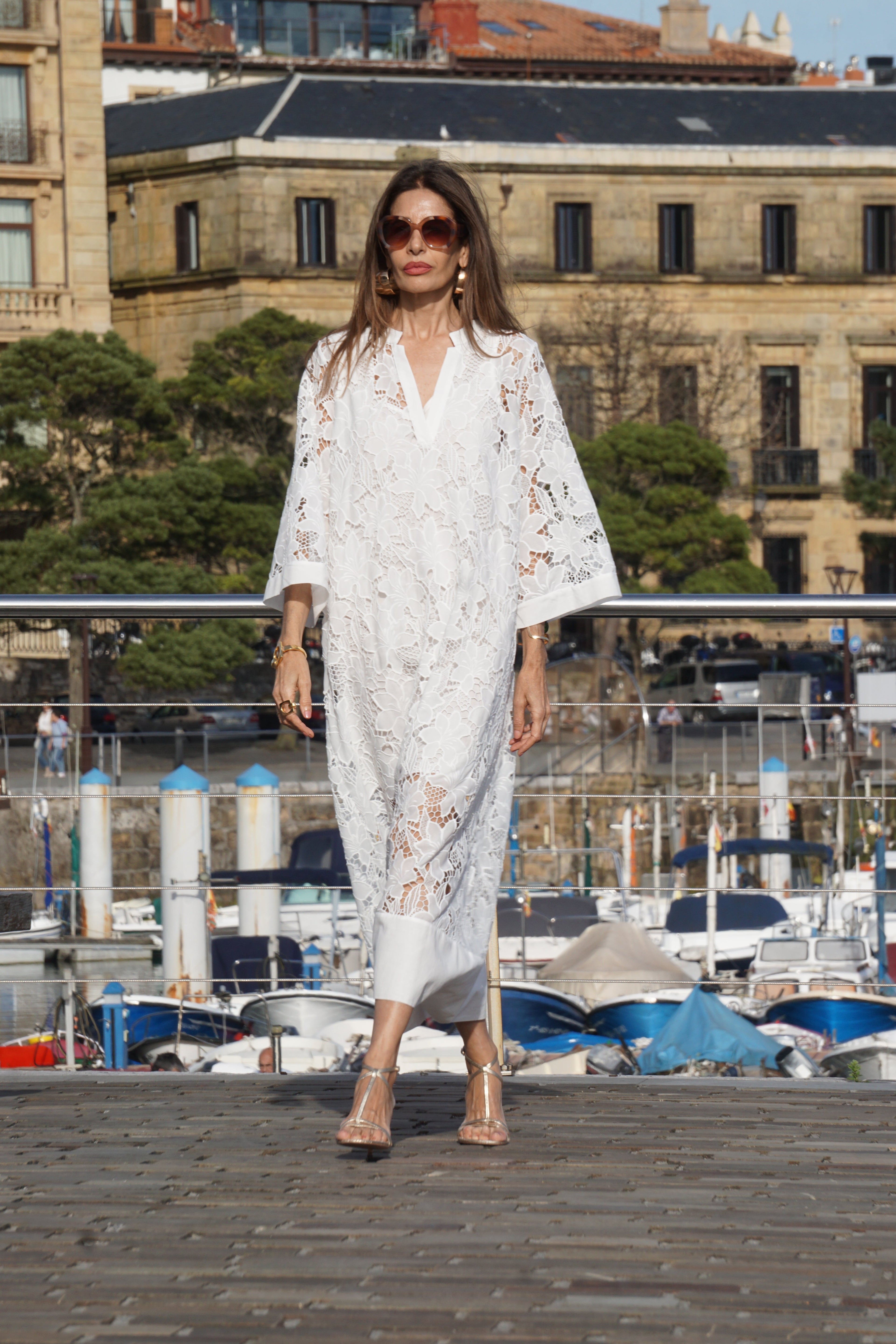 Luana | Robe en Dentelle Élégante avec Doublure