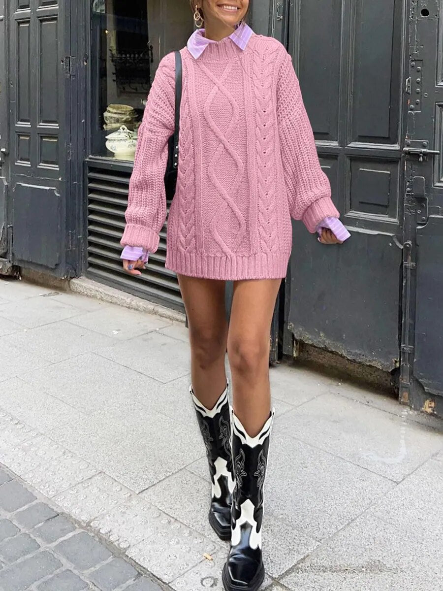 Udelle Kabelgebreide Damestrui – Tijdloze Elegantie en Comfort