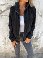 Arielle | Veste Décontractée à Capuche Zippée