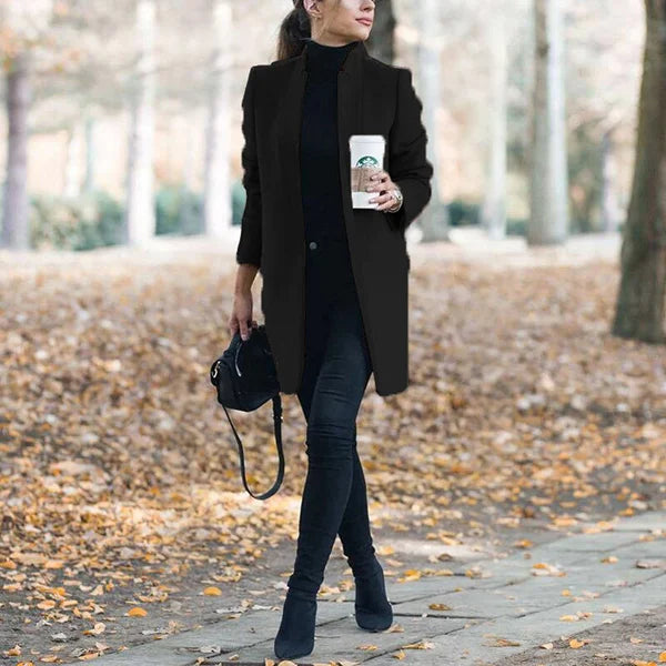 Petunia - Modieuze Blazer Met Opstaande Kraag Voor Een Verfijnde Look