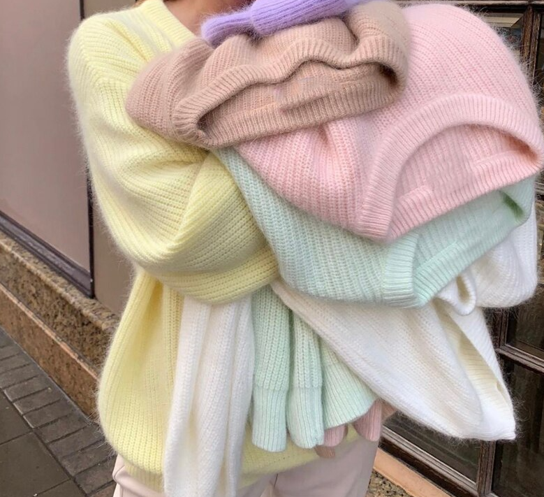 Nerissa Trui – Elegante Gebreide Damestrui met Ballonmouwen