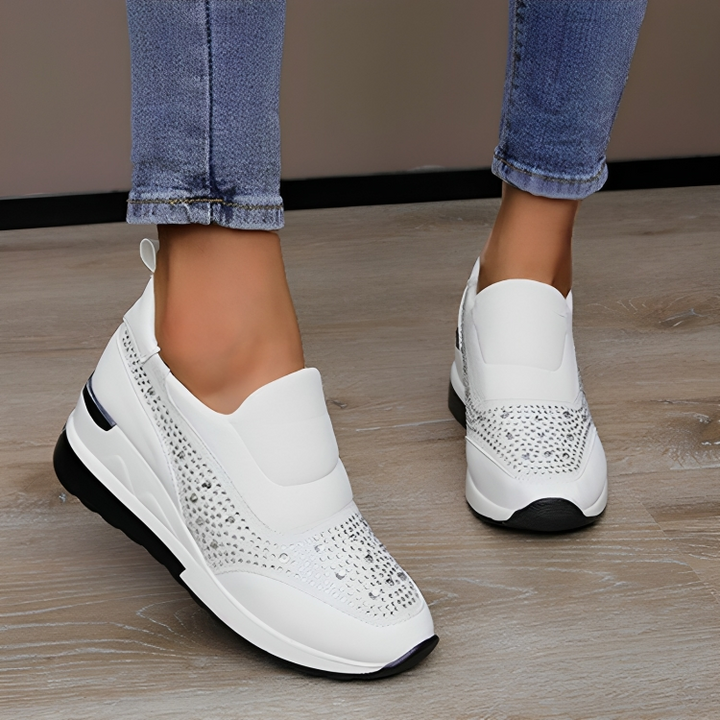 Olivine Comfortschoenen – Stijlvolle Dames Sneakers met Ondersteunende Pasvorm en Schokabsorberende Zool