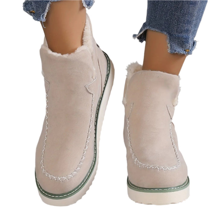 Sabina Winterlaarzen – Warme Dameslaarzen met Pluche Voering en Antislipzool