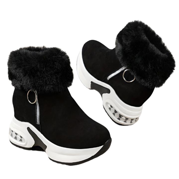 Unika Winterlaarzen – Warme Dameslaarzen met Comfortabele Wigzool