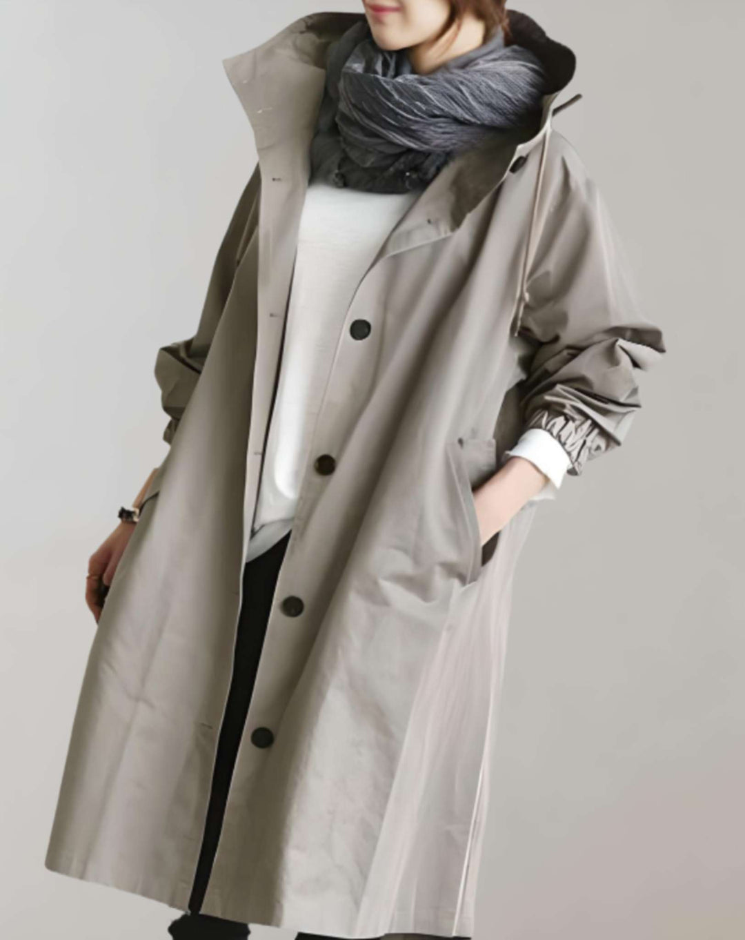 Vera Trenchcoat – Klassieke Dames Jas Elvina met Waterdichte Bescherming
