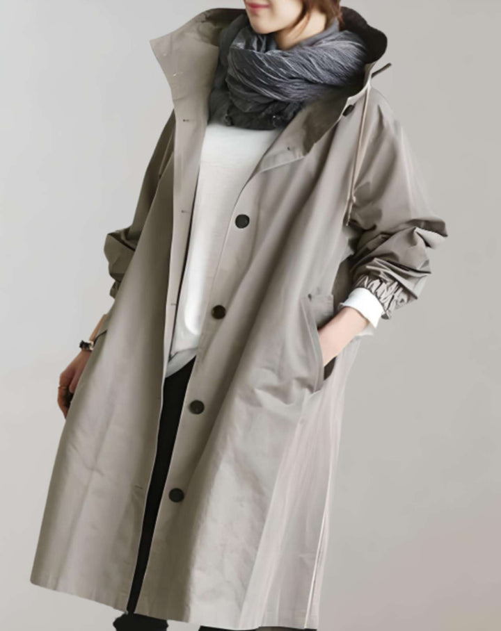 Vera Trenchcoat – Klassieke Dames Jas Elvina met Waterdichte Bescherming