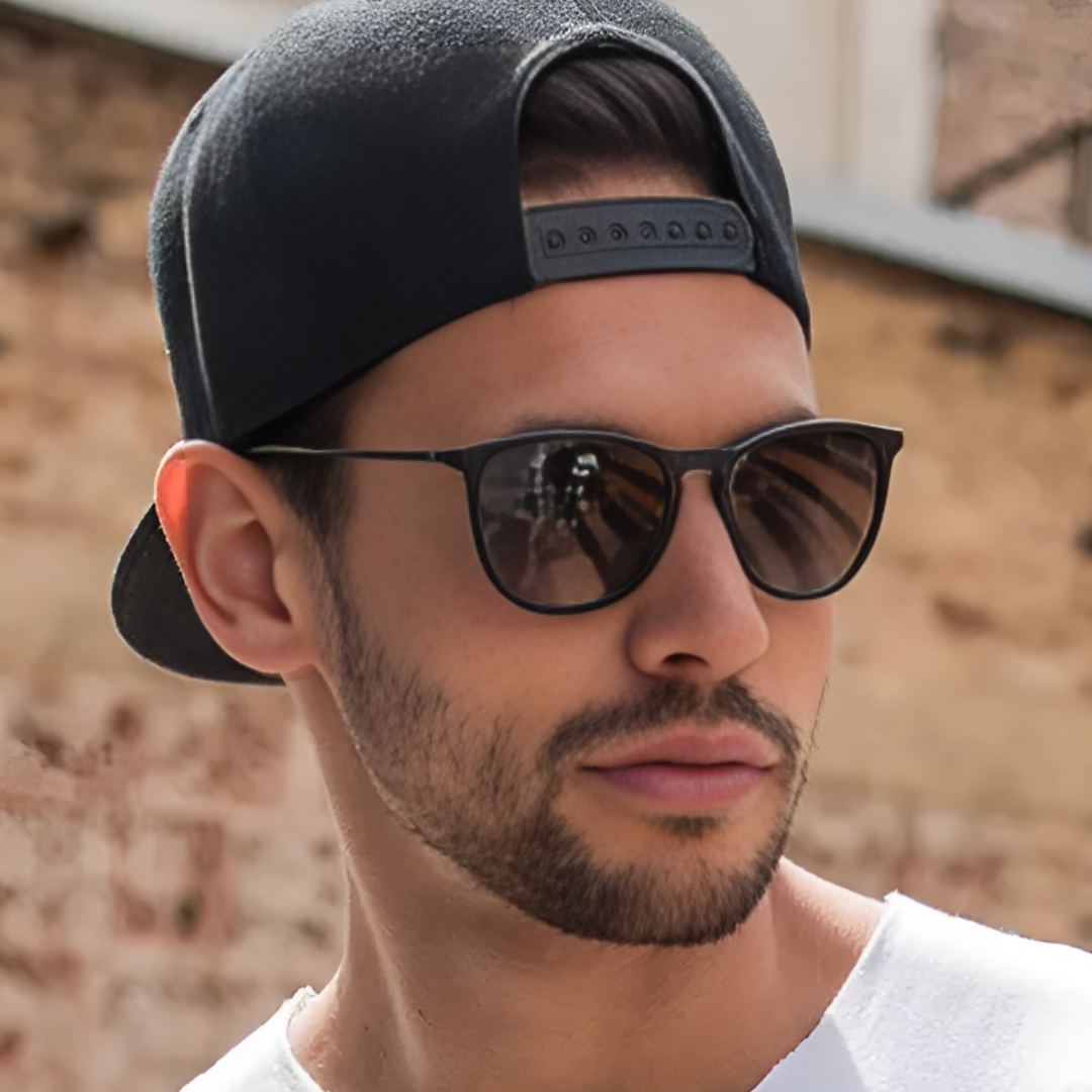 Zaval – Luxe Ronde Zonnebril Voor Mannen Met Gepolariseerde Glazen