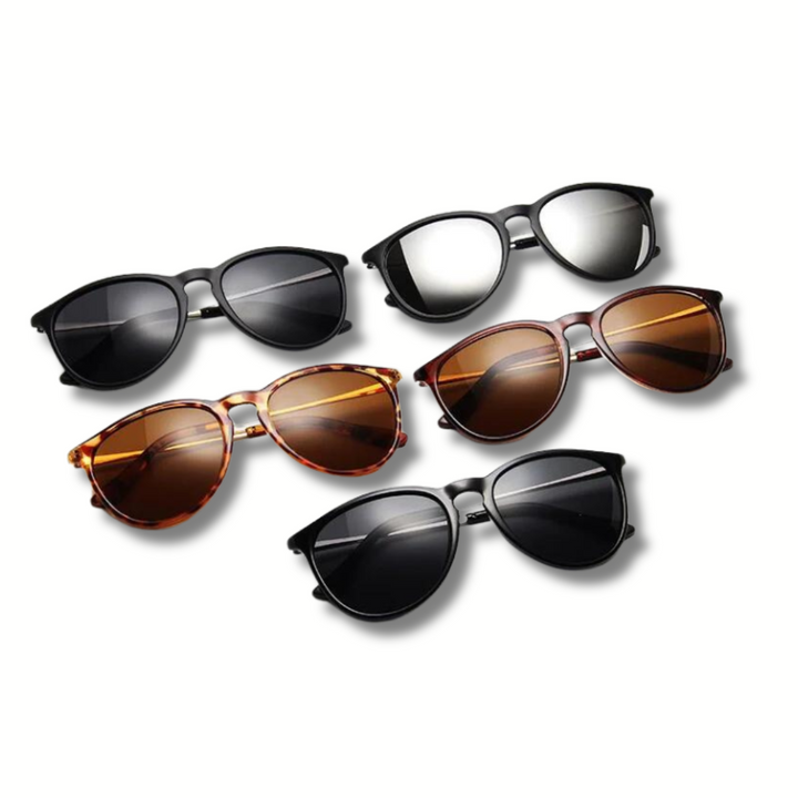 Zaval – Luxe Ronde Zonnebril Voor Mannen Met Gepolariseerde Glazen