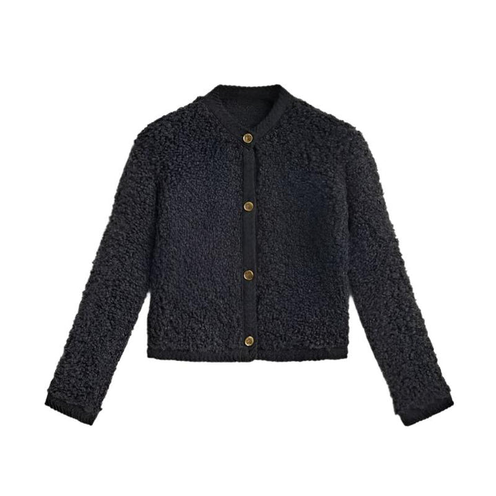 Meliora Teddy Cardigan – Warme Damesvest met Tijdloze Elegantie