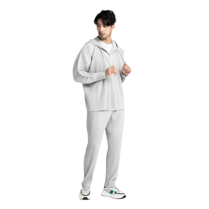 Darel – Geplooid Trainingspak Voor Heren Met Elegante Pasvorm