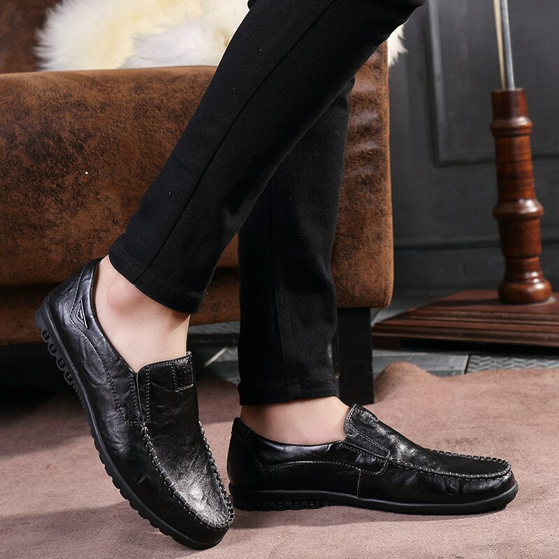Salerno Heren Leren Loafers – Tijdloze Klasse met Modern Comfort