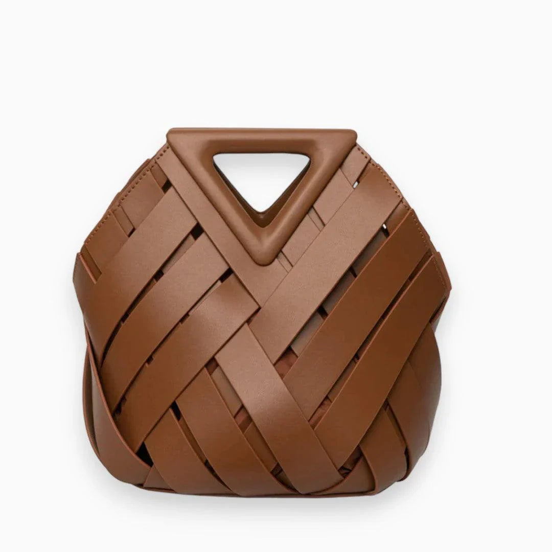 Melody Handtas – Gevlochten Dames Tas met Luxe Design en Compact Formaat