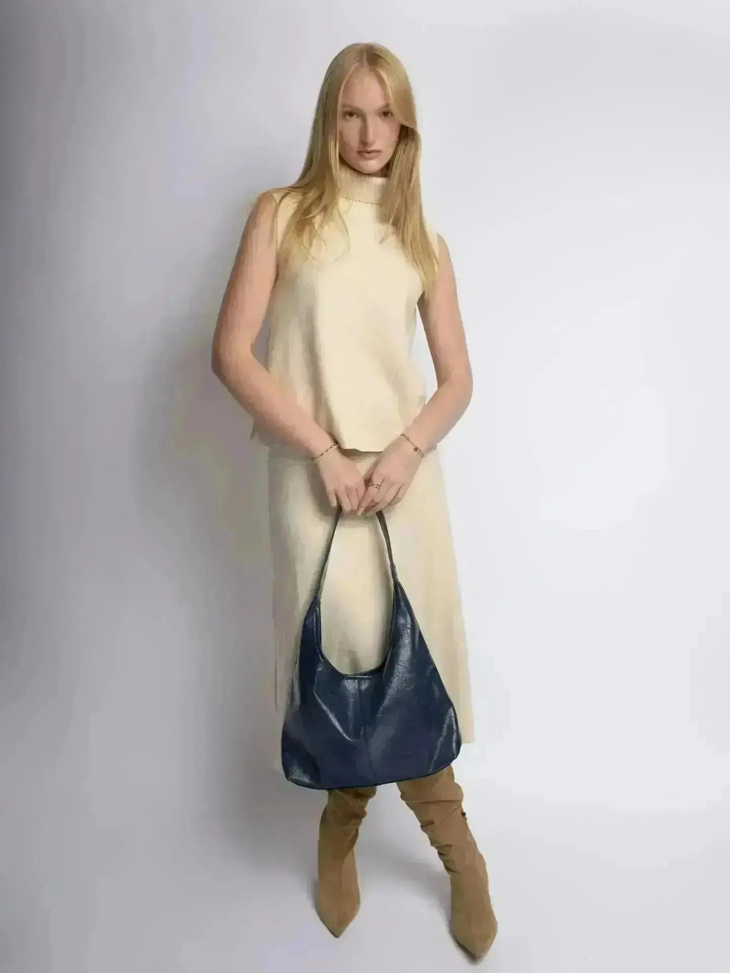 Camille | Sac cabas en cuir effet vieilli