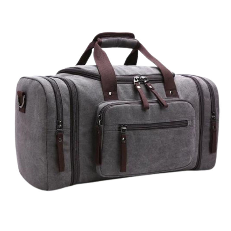 Frederik Canvas Reistas – Stevige Weekendtas met Meerdere Vakken