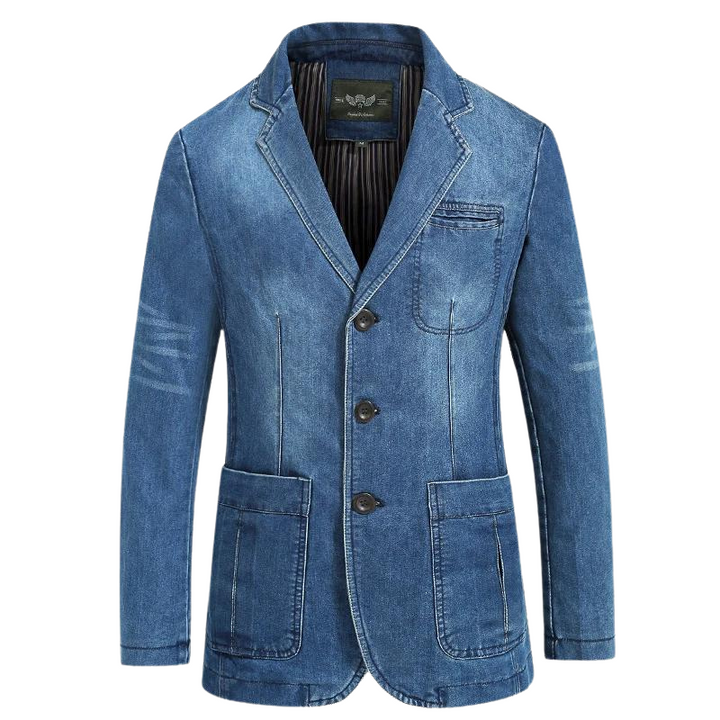 John denim lente blazer – casual klasse voor het nieuwe seizoen