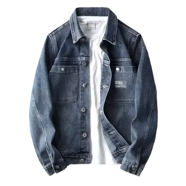 Denim Button Up Jack – Stoer, Tijdloos en Veelzijdig