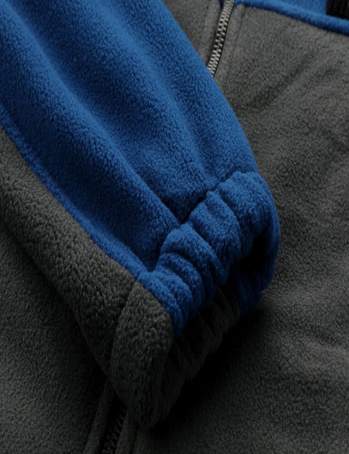 Kief heren jas – warme fleece-gevoerde winterjas met winddichte buitenlaag en sportieve look