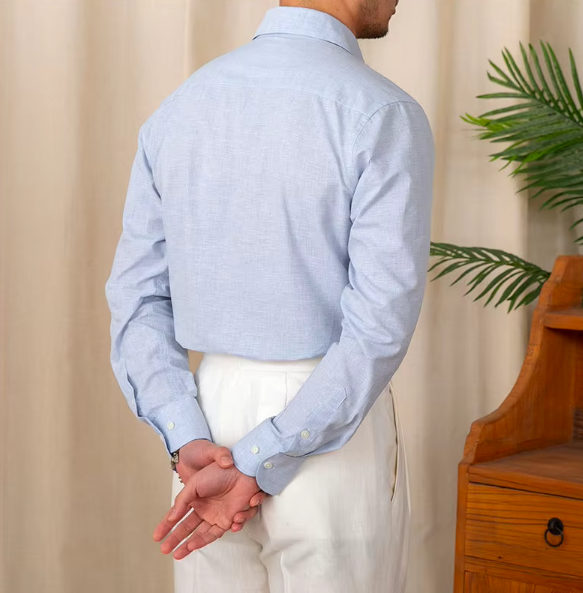 Elric Stijlvol Herenoverhemd – Slim Fit Overhemd met Klassieke Kraag