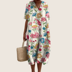Nicole | Robe d’Été à Fleurs