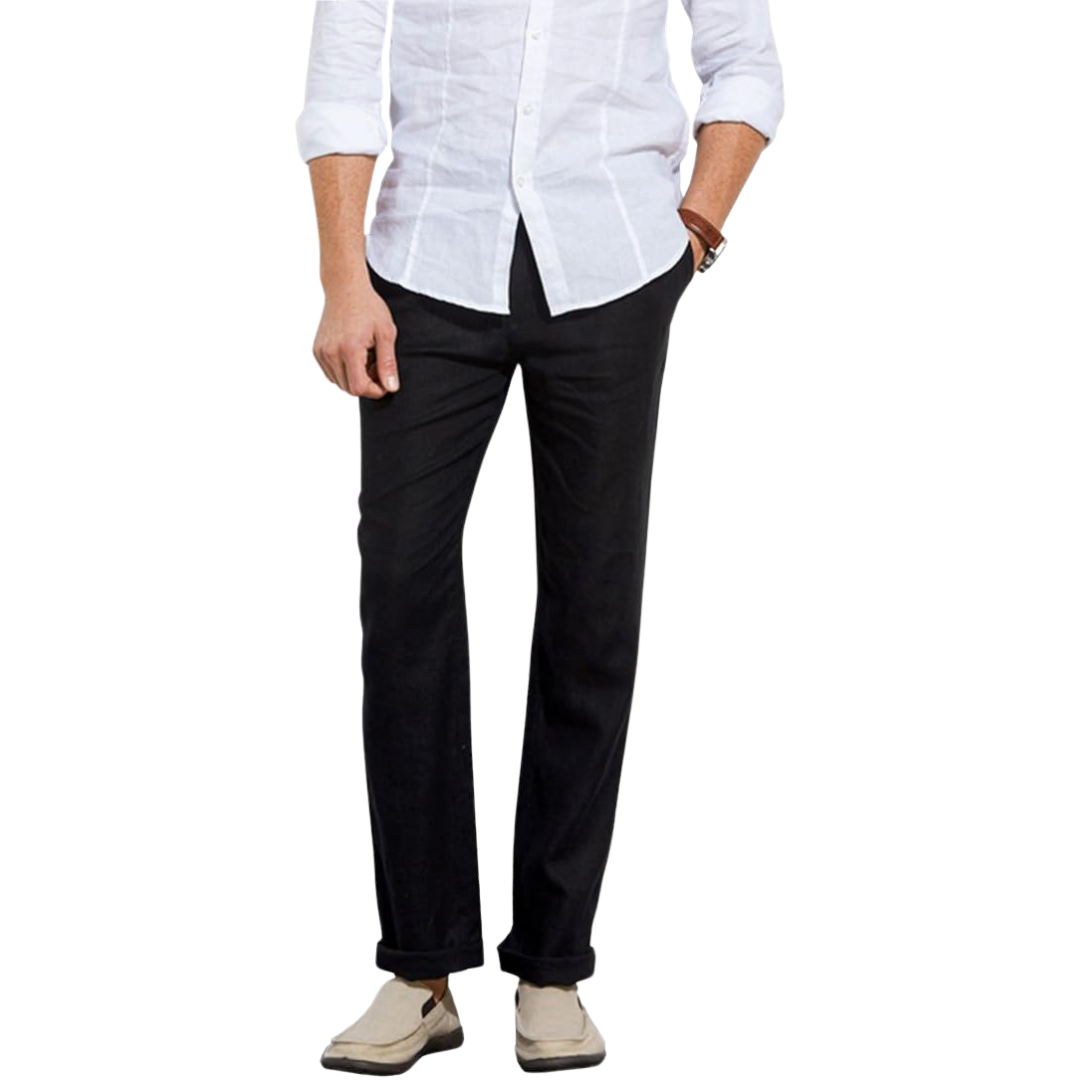 Nolan – Linnen Broek Voor Heren Met Verfijnde Casual Stijl Voor De Zomer